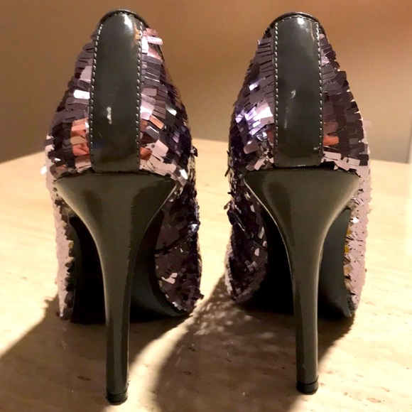 NWOT House of Dereon Gunmetal Heels - Picture 3 of 5